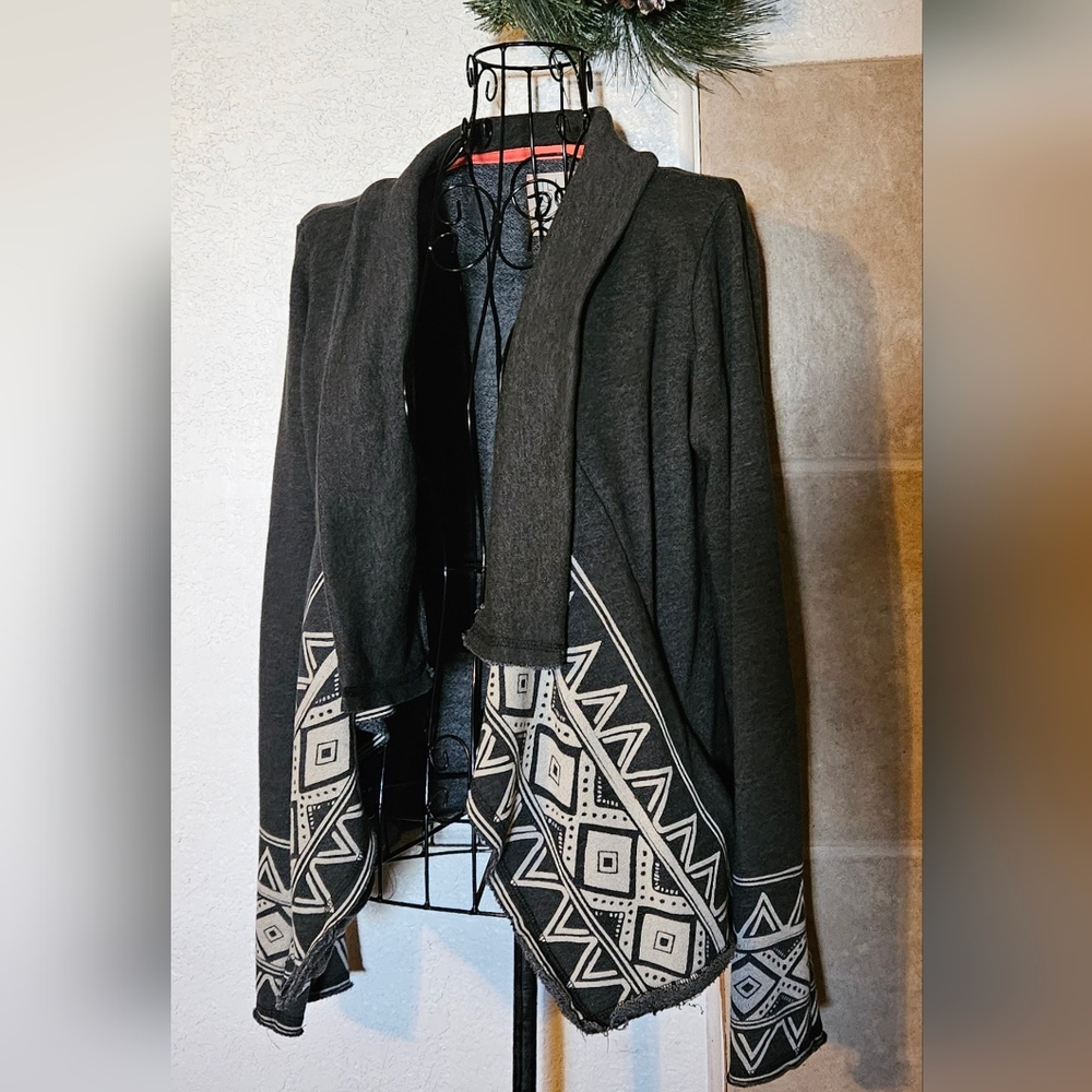 Billabong Open Front Sweatshirt Cardigan